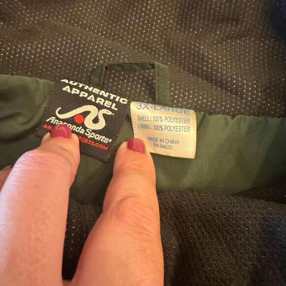 Wagner Men's Green Windbreaker Jacket - Picture 2 of 2